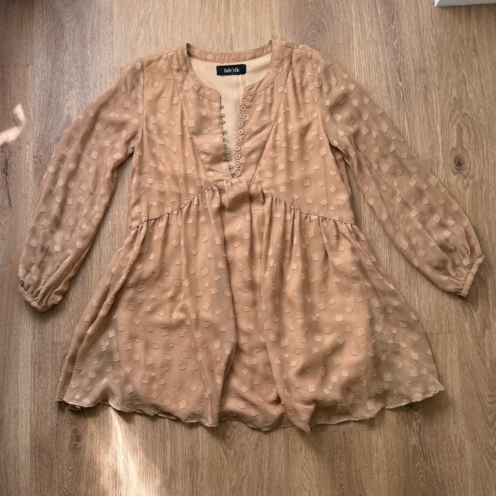 Fab’rik - long-sleeve mini dress